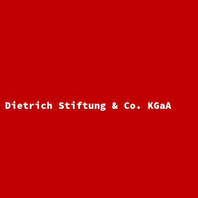 Dietrich Stiftung &amp; Co. KGaA