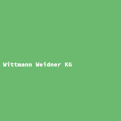 Wittmann Weidner KG