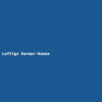 Luftige Marmor-Kanne
