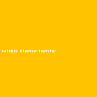 Leichte Elastan-Tastatur