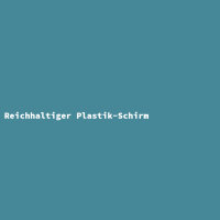 Reichhaltiger Plastik-Schirm