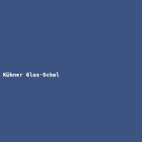 Kühner Glas-Schal