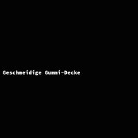 Geschmeidige Gummi-Decke