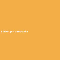 Klebriger Samt-Akku