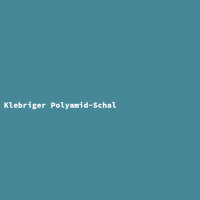 Klebriger Polyamid-Schal