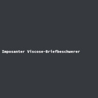 Imposanter Viscose-Briefbeschwerer