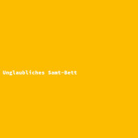 Unglaubliches Samt-Bett